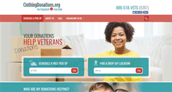 Desktop Screenshot of clothingdonations.org